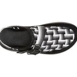 Clogs & Slip-Ons|Chaco Men's Canyon Woven Clog Fade Black & White