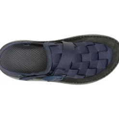 Clogs & Slip-Ons|Chaco Men's Canyon Woven Clog Navy Alloy