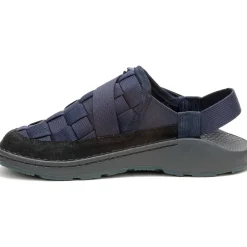 Clogs & Slip-Ons|Chaco Men's Canyon Woven Clog Navy Alloy
