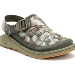 Clogs & Slip-Ons|Chaco Men's Canyon Woven Clog Hazy Gray