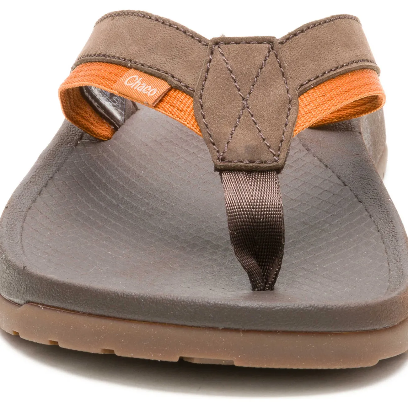 Flip Flops|Sandals|Chaco Men's Lowdown Leather Flip Flop Coffee