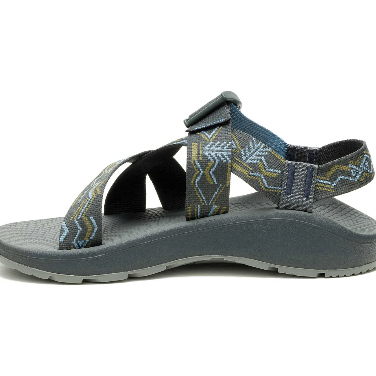 Z/ Adjustable Sandals|Sandals|Chaco Men's Mega Z/Cloud Wide-Strap Cushioned Sandal Paddle Graphite