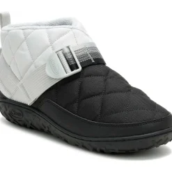 Boots|Chaco Men's Ramble Rugged Canvas Shoe Gray Black