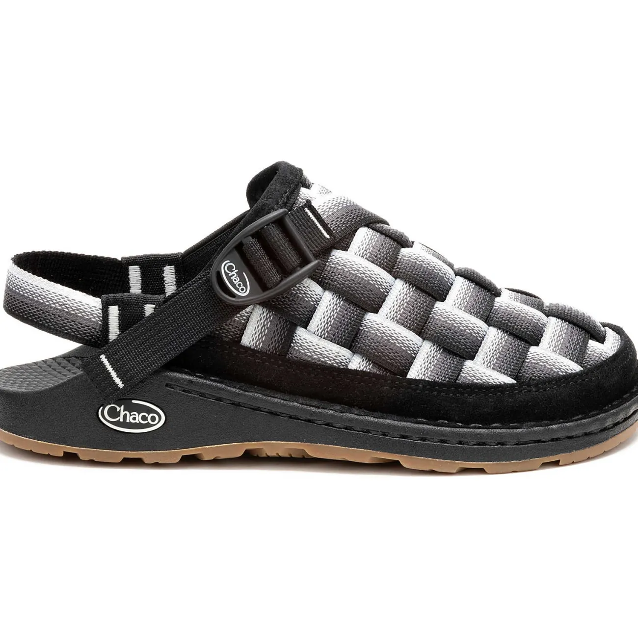 Clogs & Slip-Ons|Chaco Women's Canyon Woven Clog Fade Black & White