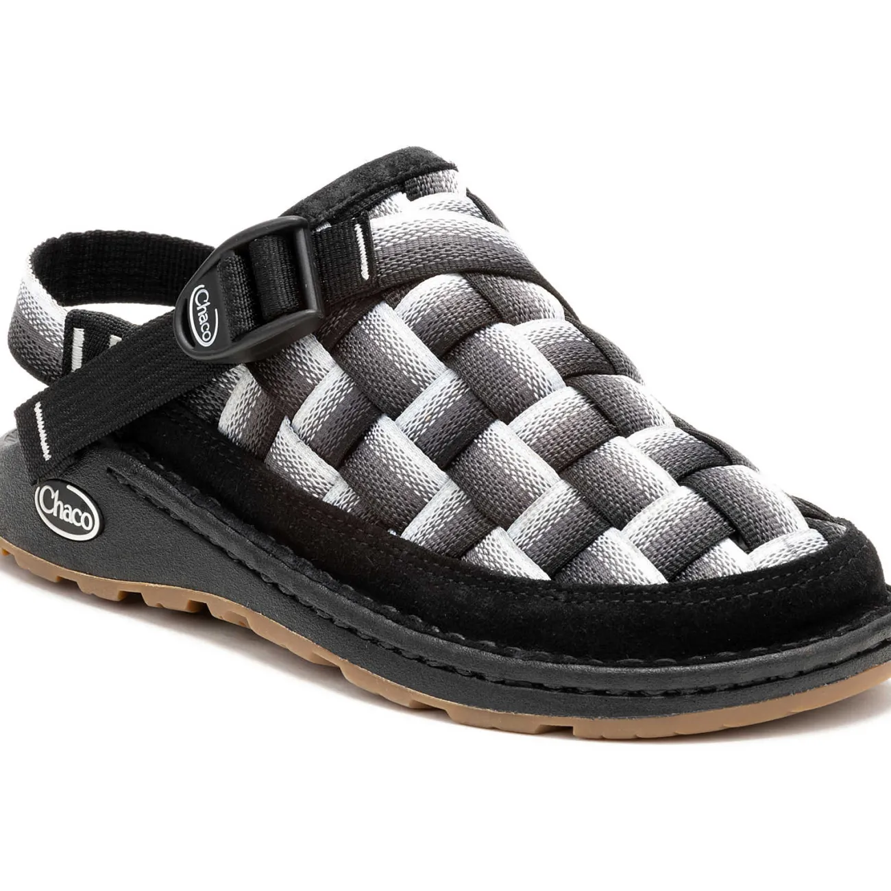 Clogs & Slip-Ons|Chaco Women's Canyon Woven Clog Fade Black & White