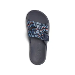 Slides|Chaco Women's Chillos Slide Geo Blue