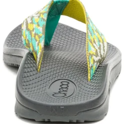 Flip Flops|Chaco Women's Classic Flip Flop Flare Caribbean