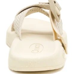 Slides|Sandals|Chaco Women's CushZ Extra Cushioned Slide Frond Dark Vanilla
