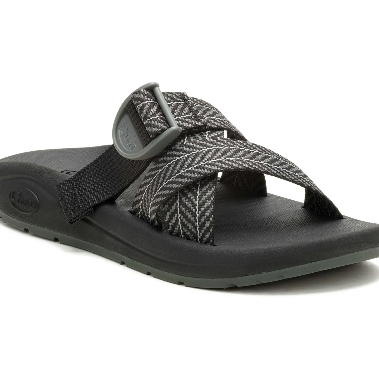 Slides|Sandals|Chaco Women's CushZ Extra Cushioned Slide Frond Black