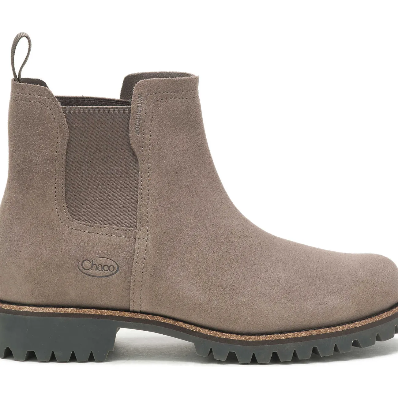 Boots|Chaco Women's Fields Chelsea Waterproof Boot Morel Brown Suede