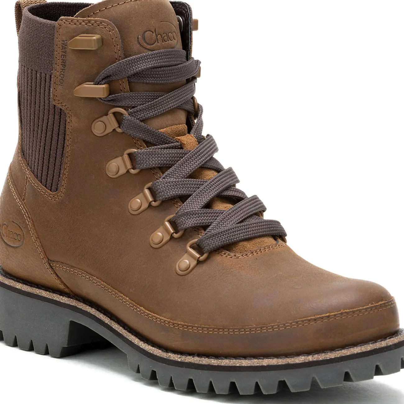 Boots|Chaco Women's Fields Lace Waterproof Boot Maple Brown