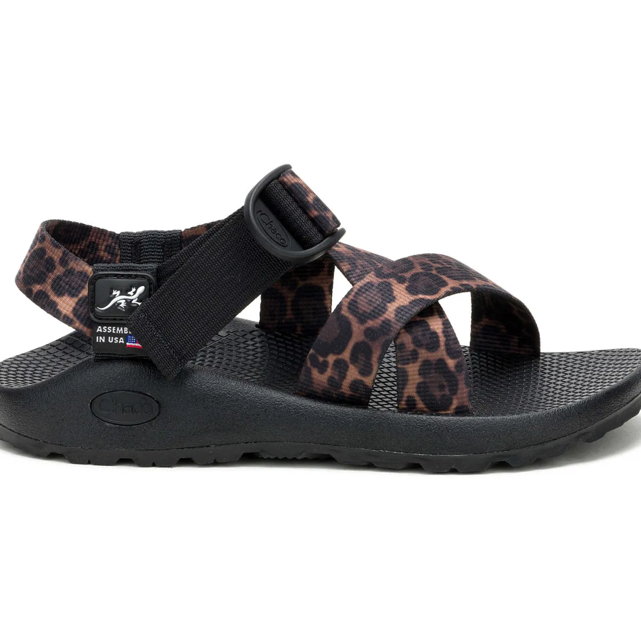 Z/ Adjustable Sandals|Sandals|Chaco Women's Mega Z/1 Wide-Strap Classic Sandal Brown Leopard