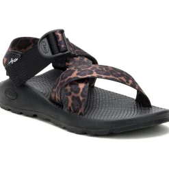 Z/ Adjustable Sandals|Sandals|Chaco Women's Mega Z/1 Wide-Strap Classic Sandal Brown Leopard