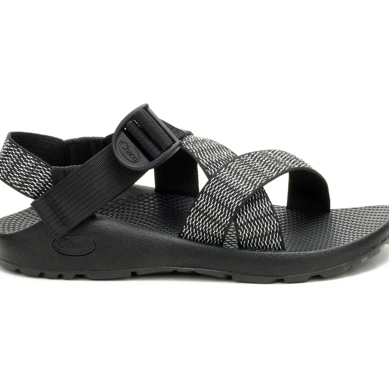Z/ Adjustable Sandals|Chaco Women's Mega Z/1 Wide-Strap Classic Sandal Bit B&W