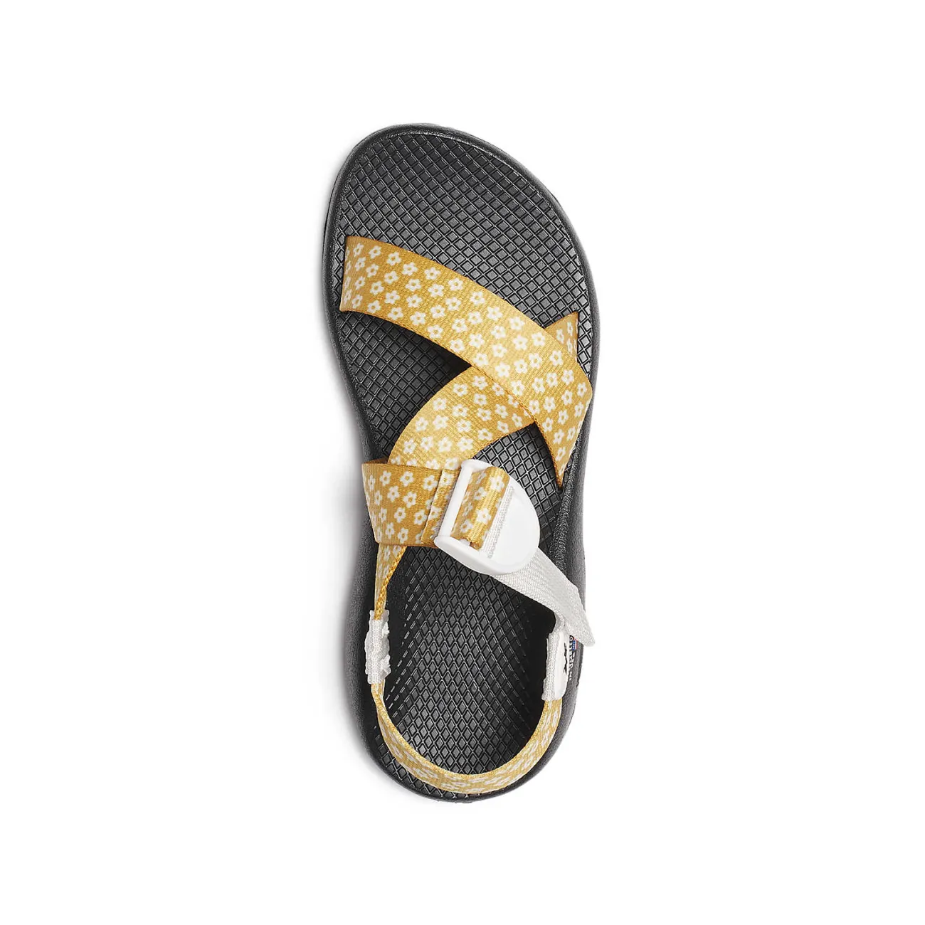 Z/ Adjustable Sandals|Chaco Women's Mega Z/1 Wide-Strap Classic Sandal Tiny Blooms Mustard