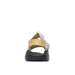 Z/ Adjustable Sandals|Chaco Women's Mega Z/1 Wide-Strap Classic Sandal Tiny Blooms Mustard
