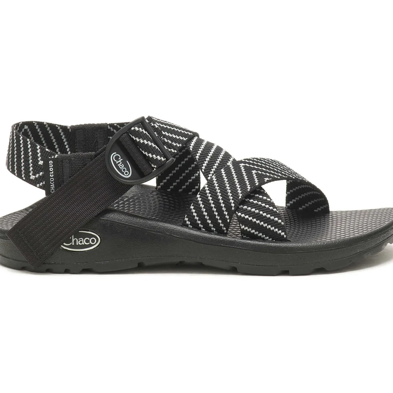 Z/ Adjustable Sandals|Chaco Women's Mega Z/Cloud Wide-Strap Cushioned Sandal Vibin B+W