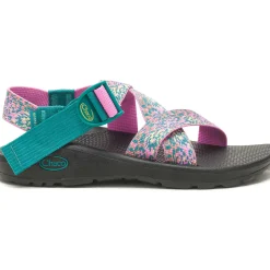 Z/ Adjustable Sandals|Chaco Women's Mega Z/Cloud Wide-Strap Cushioned Sandal Spray Teal