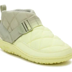 Boots|Chaco Women's Ramble Rugged Canvas Shoe Faded Limeade