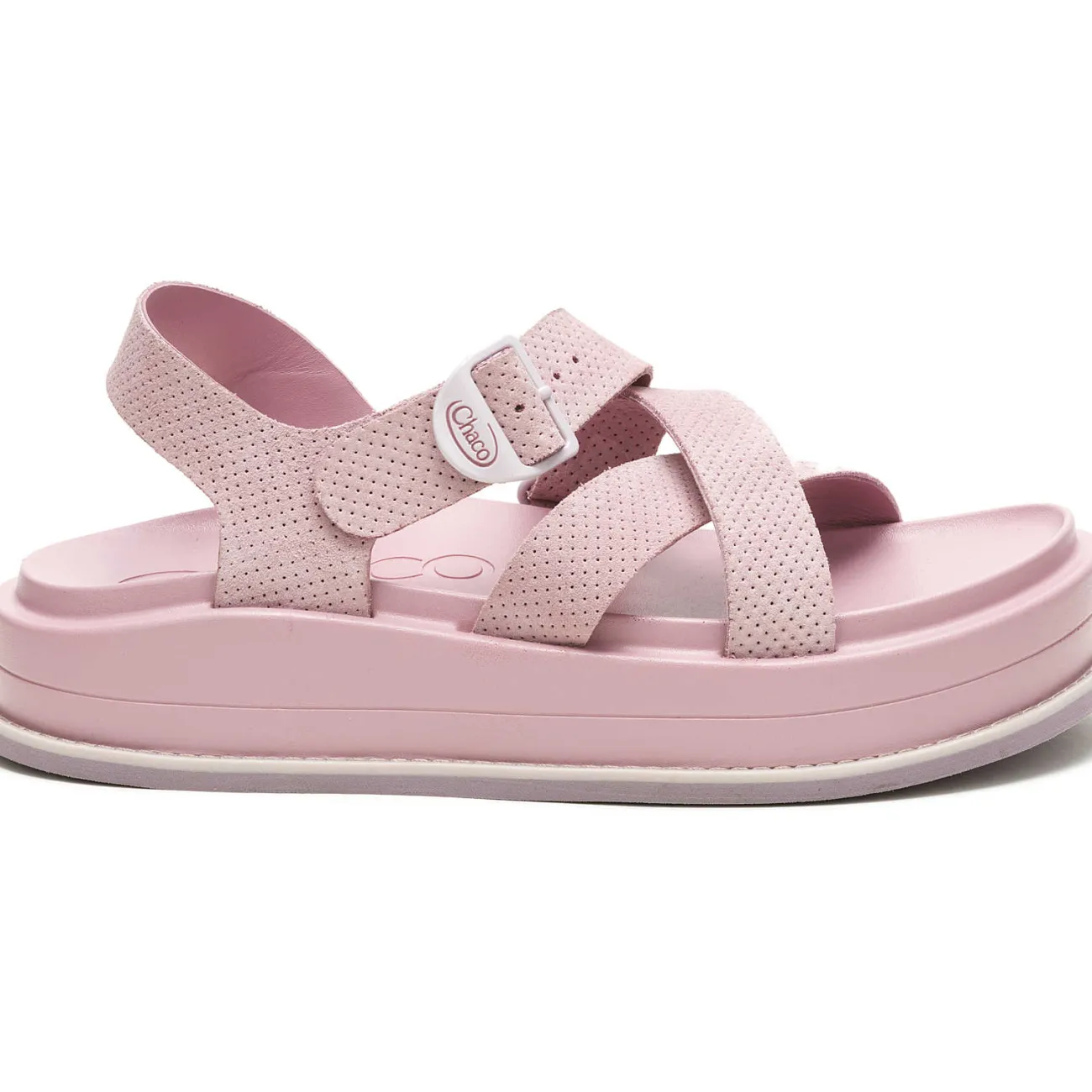 Sandals|Chaco Women's Townes Suede Midform Sandal Rose Quartz
