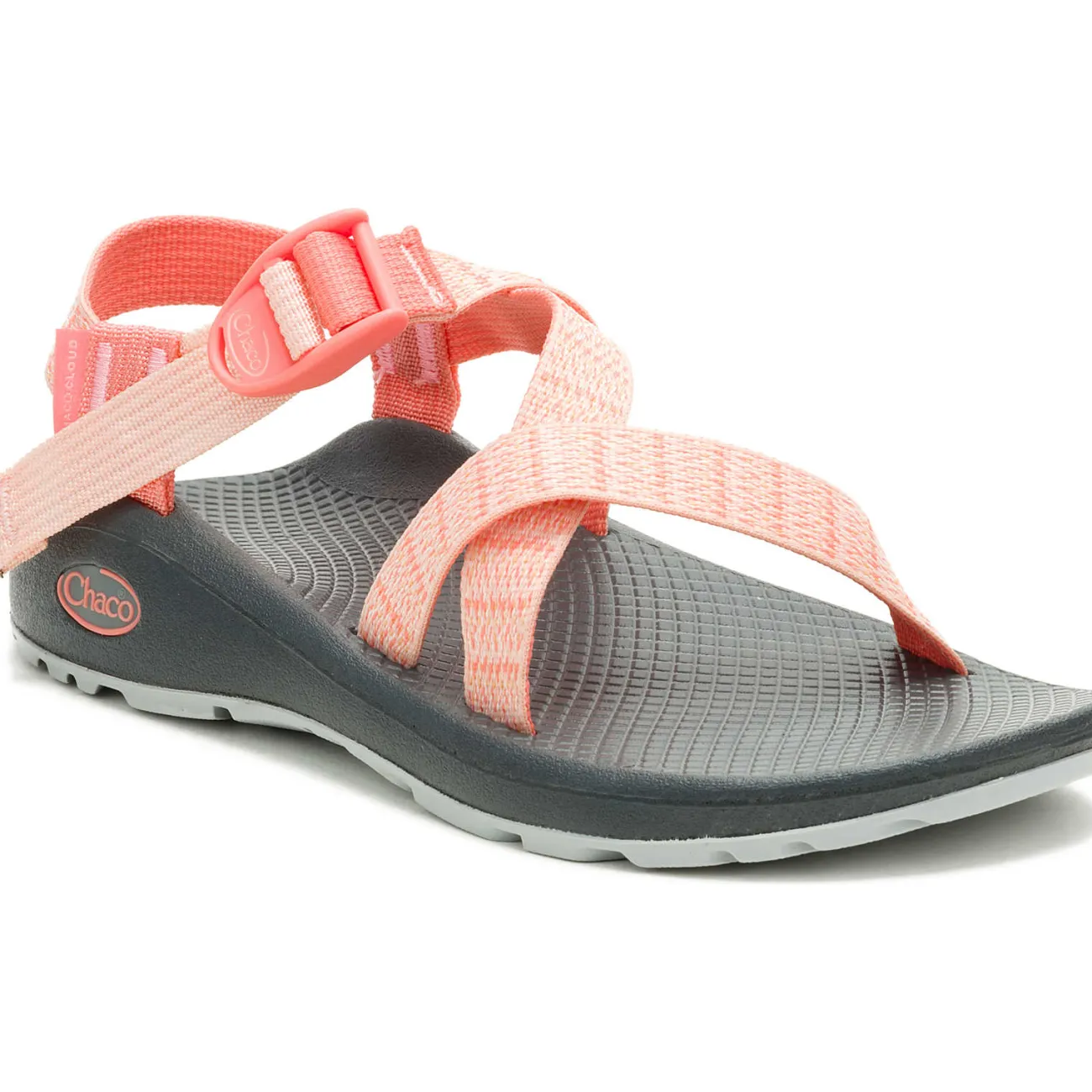 Sandals|Z/ Adjustable Sandals|Chaco Women's Z/Cloud Adjustable Strap Wide-Width Cushioned Sandal Bit Apricot Fuzz