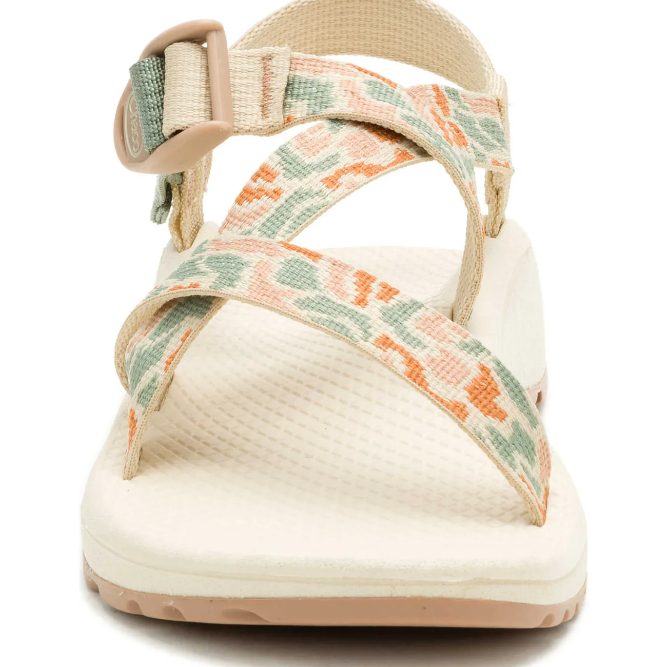 Sandals|Chaco Women's Z/Cloud Adjustable Strap Wide-Width Cushioned Sandal Pebble Sage