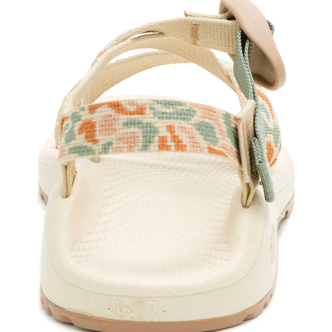 Sandals|Chaco Women's Z/Cloud Adjustable Strap Wide-Width Cushioned Sandal Pebble Sage