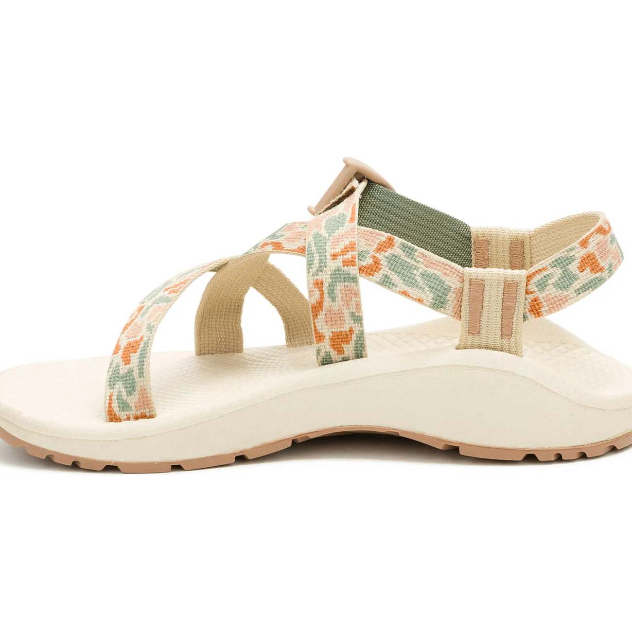 Sandals|Chaco Women's Z/Cloud Adjustable Strap Wide-Width Cushioned Sandal Pebble Sage